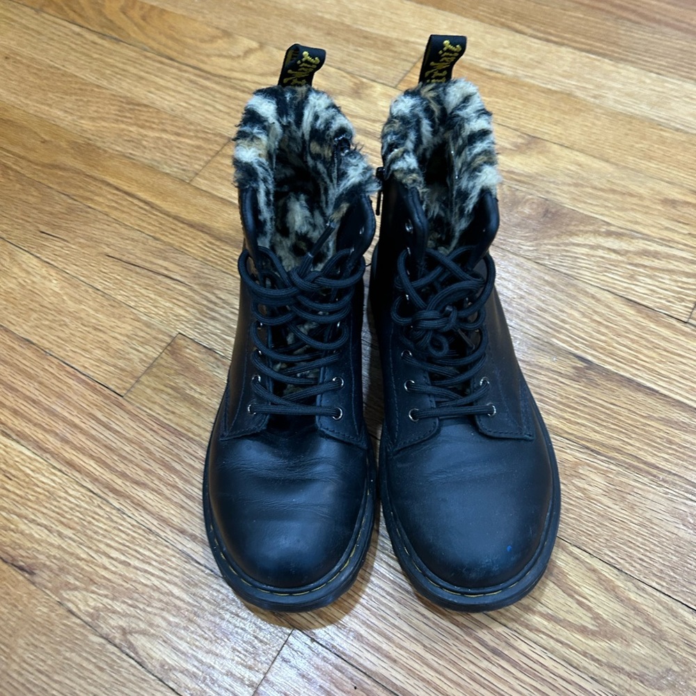 Dr. Marten girls black boots
